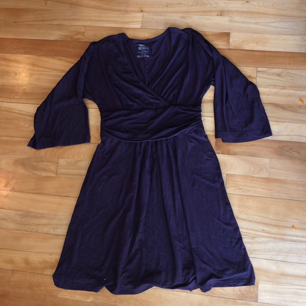 Dreamsacks bamboo dreams purple wrap dress